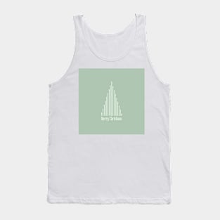 Striped Christmas tree Tank Top